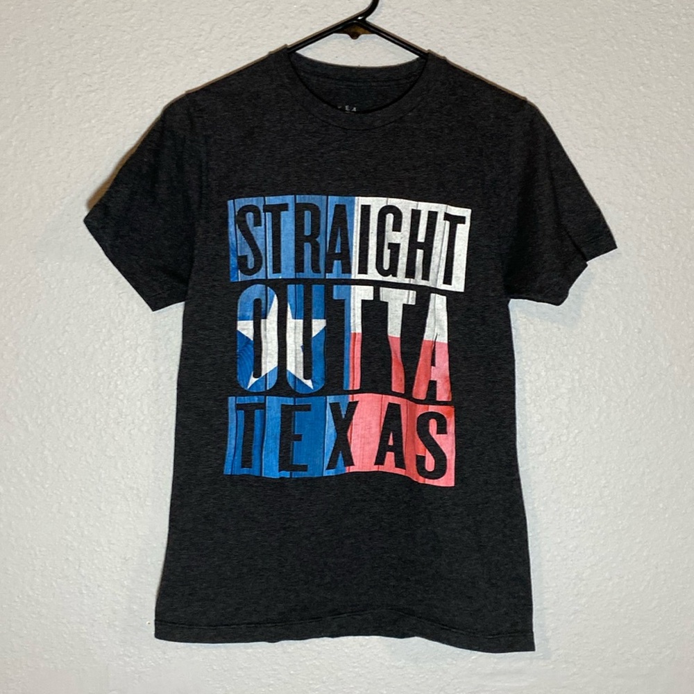 Straight Outta Texas Adult t-shirt size small